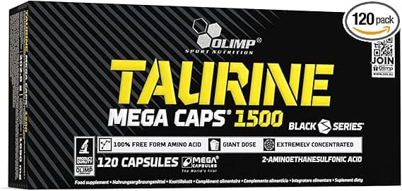 Imagen de Olimp Taurine Mega Caps 🧪 - 120 Cápsulas en OfertitasTOP