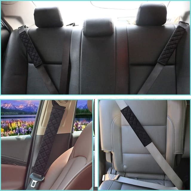 Thumbnail 6 de URAQT Protezione Comfort per cintura di sicurezza con cuscino per spalla (1 paio)