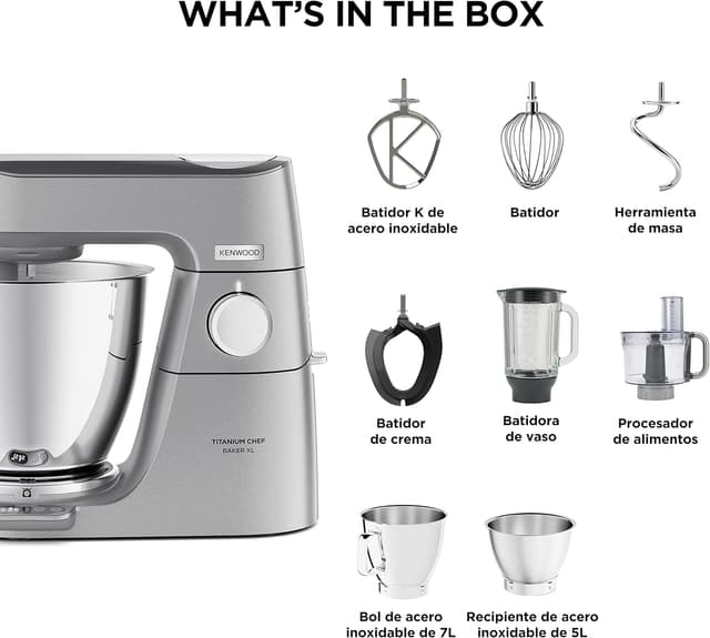 Thumbnail 6 de Kenwood Titanium Chef Baker XL - Robot de Cocina 1500W 🍽