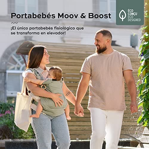 Thumbnail 1 de Babymoov Portabebés Moov & Boost Sage green