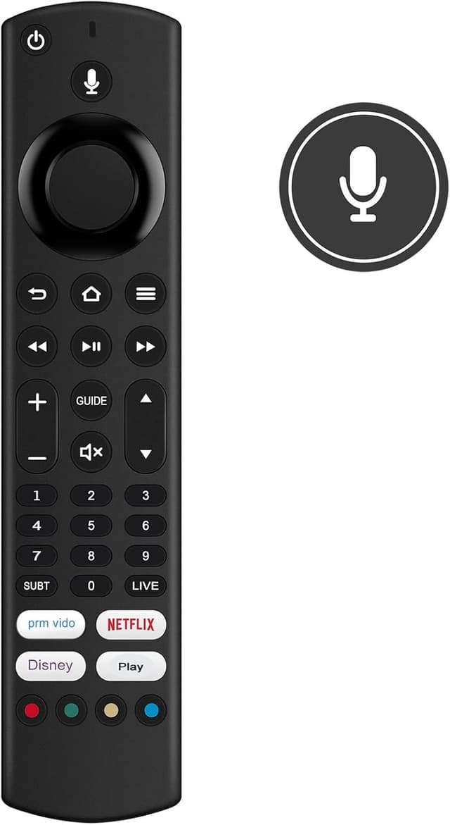 Detalle 2 de VINABTY replacement voice remote control for Toshiba Full HD TVs (includes manual)