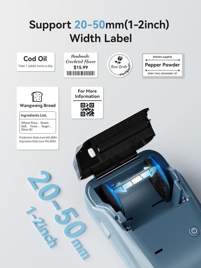 Detalle 2 de NIIMBOT B1 Bluetooth label maker 20-50mm