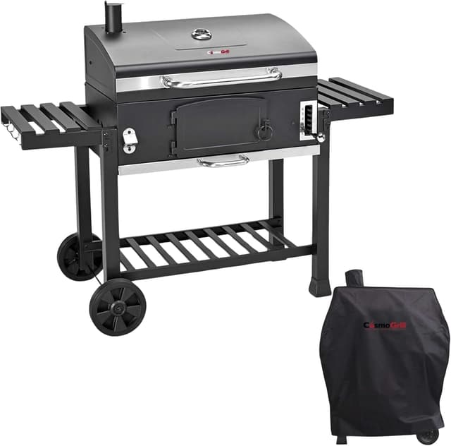 Detalle de CosmoGrill Outdoor XXL Smoker BBQ 600D Cover