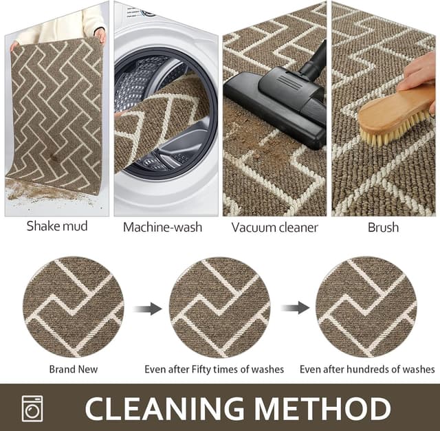 Thumbnail 4 de Biscpro Felpudo Entrada Casa 🏠 60x90cm Impermeable y Lavable