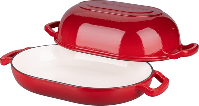 Thumbnail 4 de VORRINGARD 7QT Enameled Cast Iron Dutch Oven 🍲