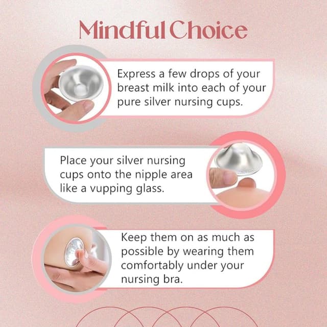 Thumbnail 4 de BABYHIG The Original Silver Nursing Cups 925