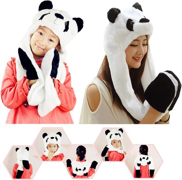 Detalle 2 de JK Home bonnet animal peluche 3 en 1