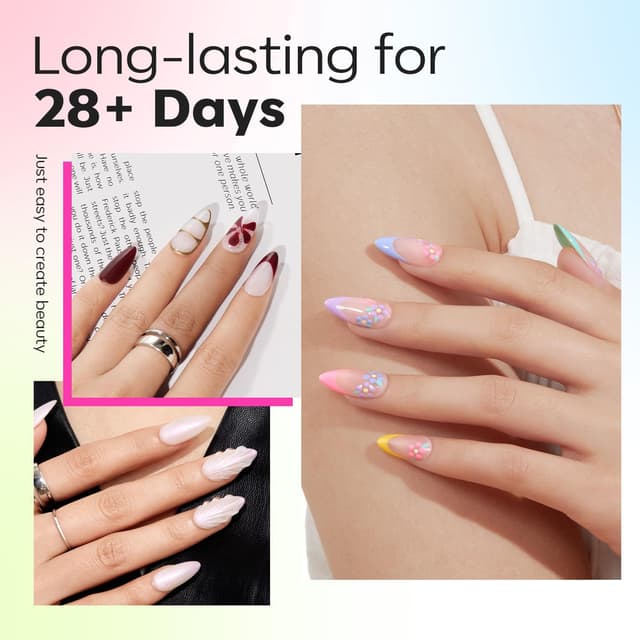 Thumbnail 6 de Modelones 510 Pezzi Unghie Finte 15 Taglie