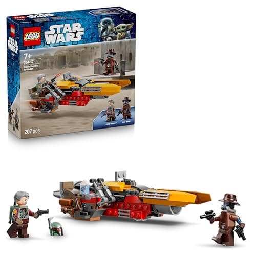 Detalle de LEGO Star Wars 75437 Speeder de Cobb Vanth con minifiguras de Cobb Vanth y Cad Bane