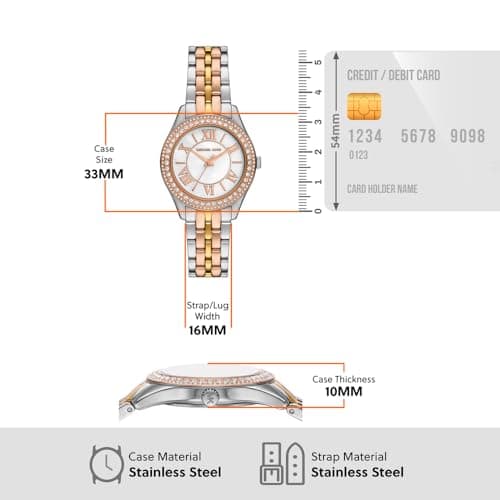 Detalle 2 de Michael Kors Harlowe reloj mujer 33 mm