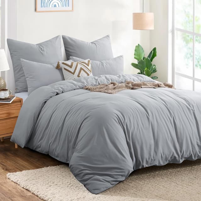 Detalle 2 de Aisbo Kissenbezug 80x80 Baumwolle 2er Set