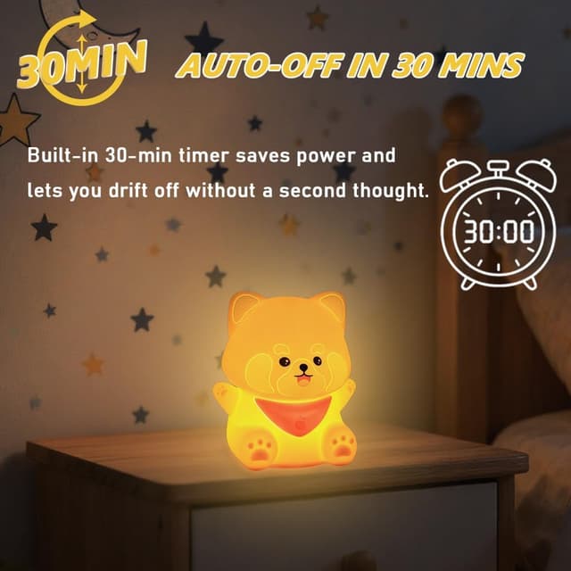 Detalle de NICE POINT kids night light LED 1200mAh