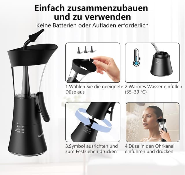 Detalle 1 de Ohrenschmalz-Entfernungs-Set mit Einhandbedienung