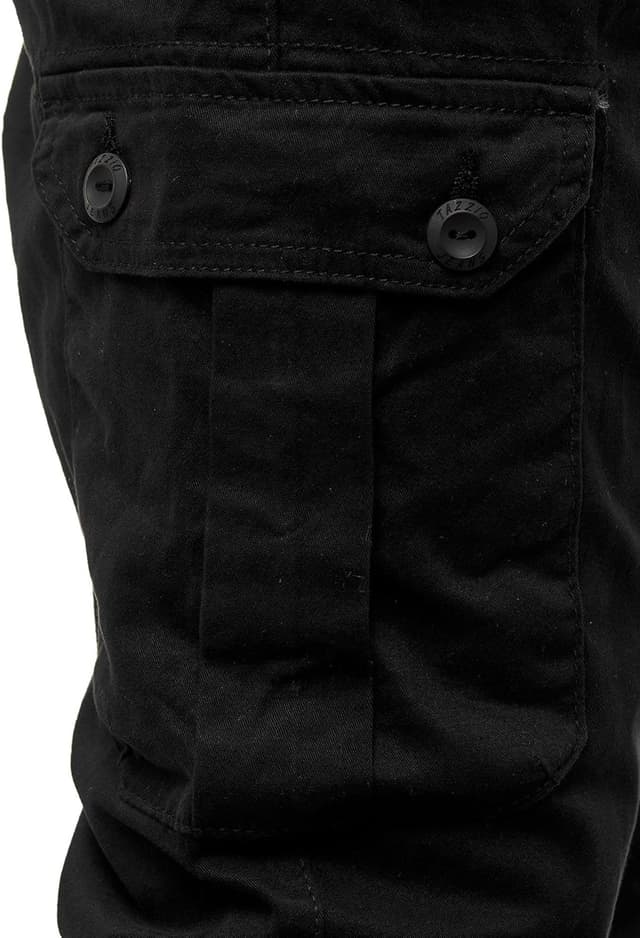 Detalle 2 de Tazzio Cargohose Herren Cargo Hose Jogger Chino 16610 – Regular Fit mit Stretch & Kordelzug