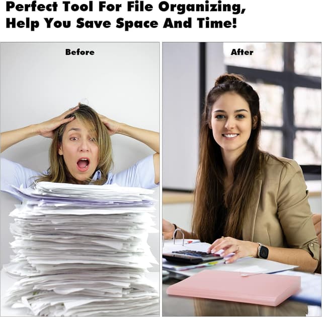 Detalle de Lamitocs A4 expanding file folder, 13 pockets