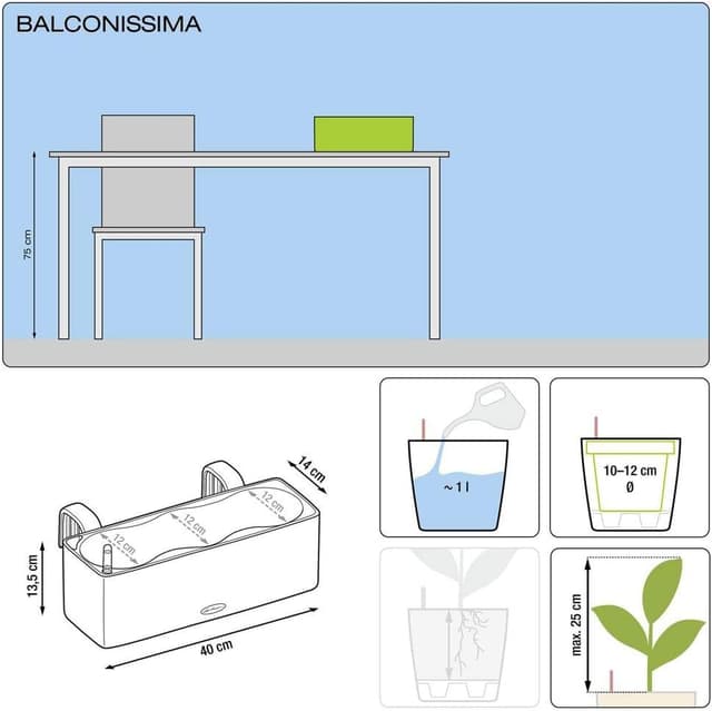 Thumbnail 1 de LECHUZA CUBE Color Triple 13680