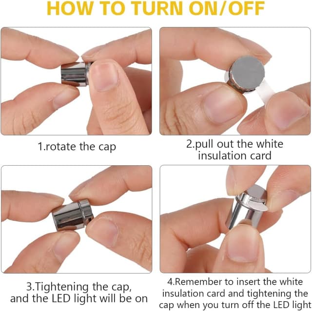 Thumbnail 3 de AUAUY 22pcs Mini LED battery lights for crafts 🎉