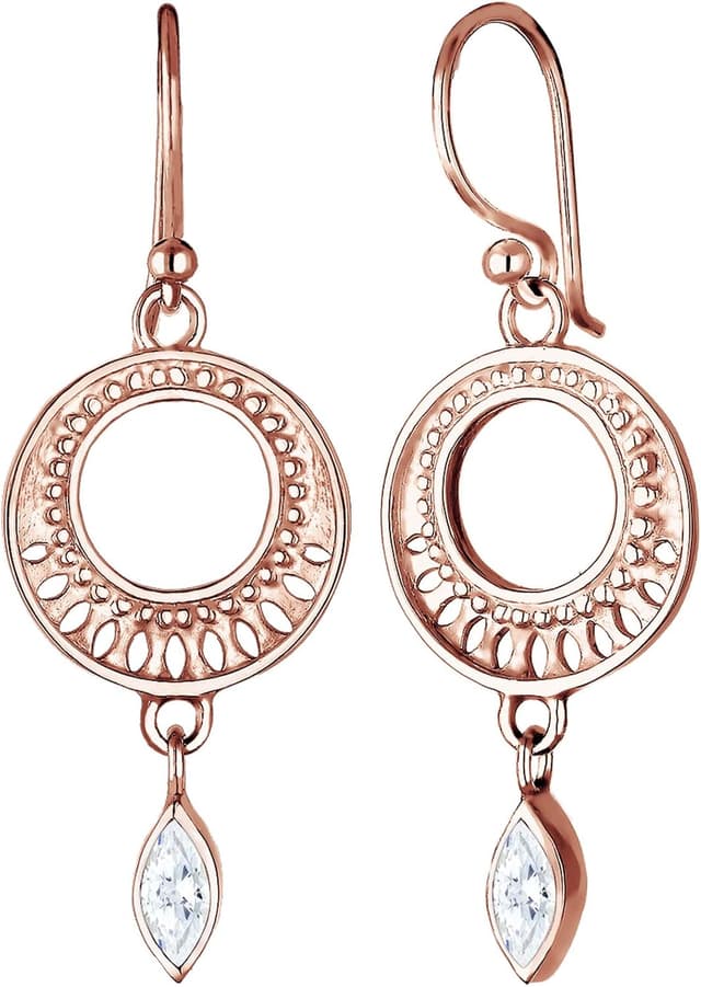 Detalle de Elli Premium Damen Ohrringe Ornament Cut-Out