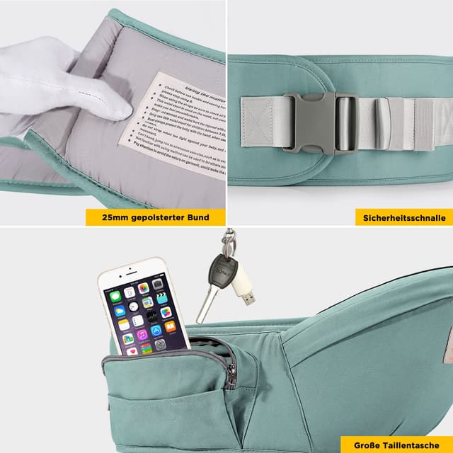 Thumbnail 4 de GAGAKU Hüftsitz Baby 0–36 Monate 15 kg