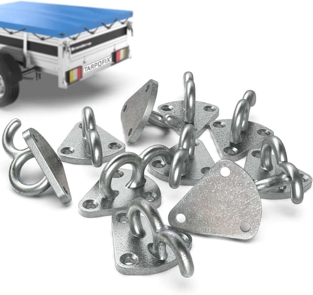 Detalle de Tarpofix Dreiloch Planenhaken 10 Stück