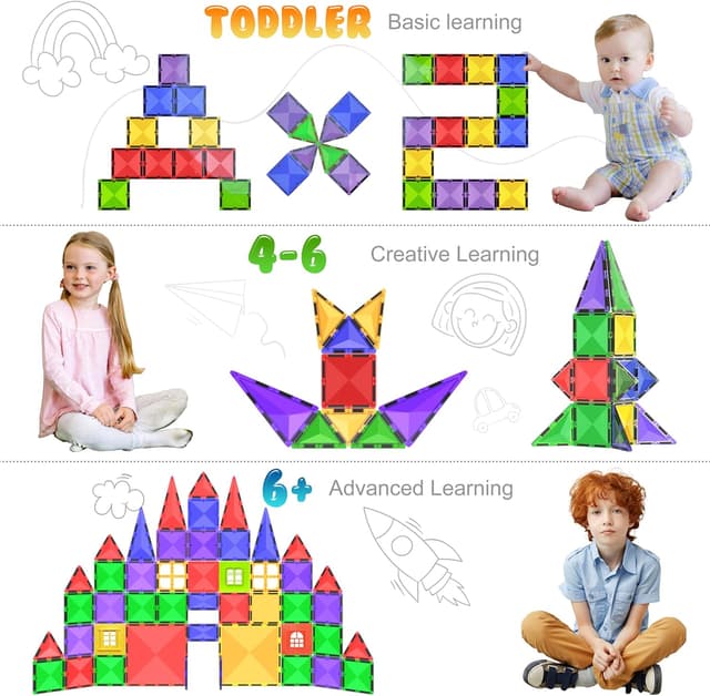 Thumbnail 1 de Desire Deluxe Bloques Magnéticos 57 piezas 🎲