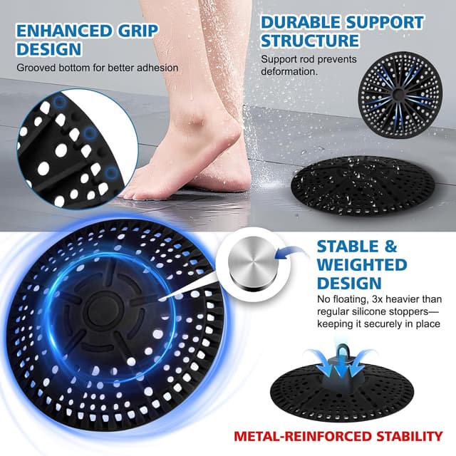 Thumbnail 1 de ZOOY 5.5 Inch Shower Hair Drain Cover ⚙