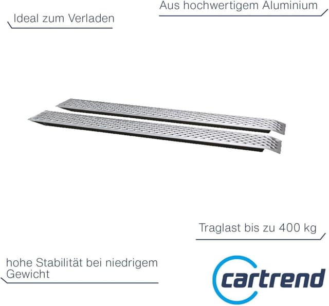 Detalle 2 de Unitec Auffahrrampe Alu für PKW, 150 cm