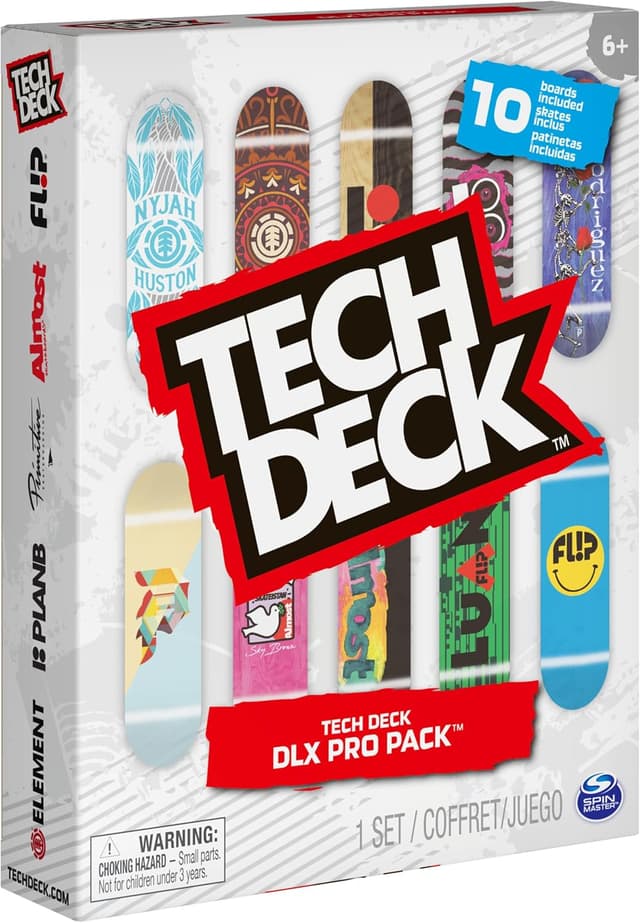 Thumbnail 6 de Tech Deck DLX PRO Pack con 10 fingerboard collezionabili per skate