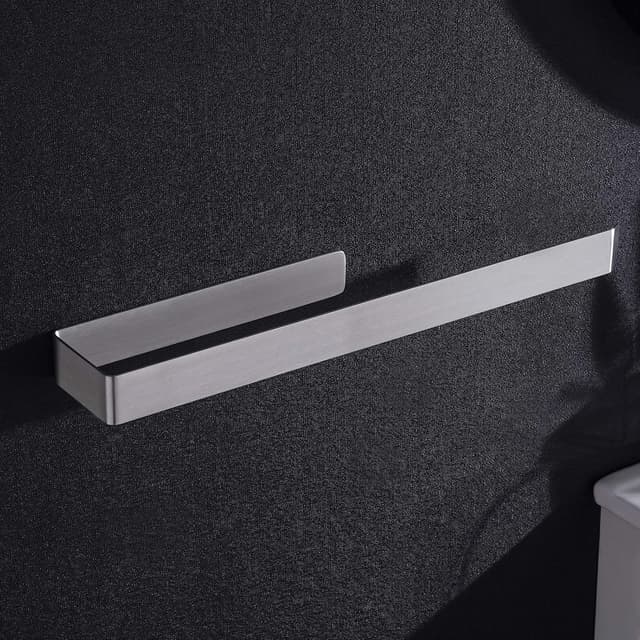 Detalle 2 de Aikzik Handtuchhalter ohne Bohren aus 304 Edelstahl für Bad & Küche – silber