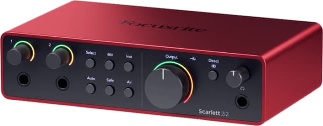 Thumbnail 8 de Focusrite Scarlett4-Studio – 4‑Eingänge Audio-Interface für gleichzeitige Aufnahmen