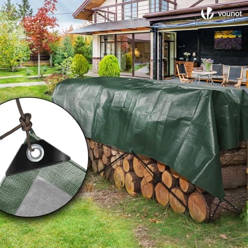 Thumbnail 4 de VOUNOT Lona impermeable 2x3 m 240 g/m² 🌧