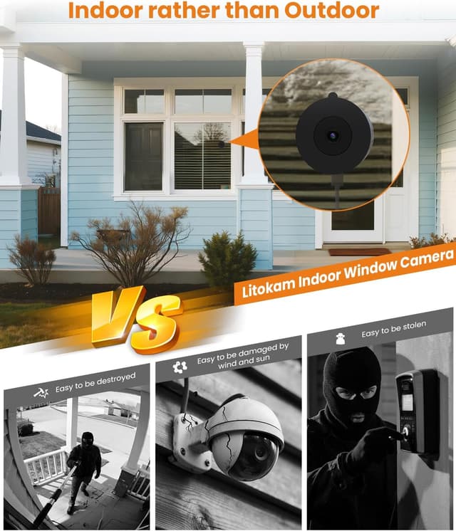 Thumbnail 6 de litokam Window Camera 3MP 2K indoor security camera