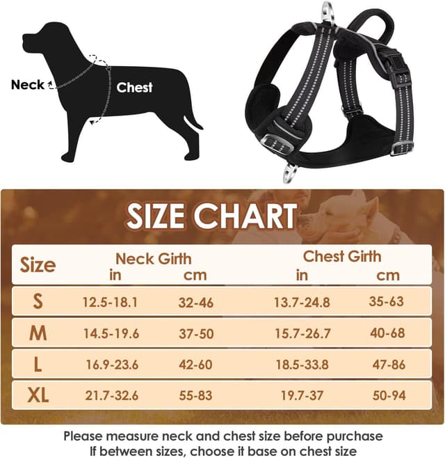 Detalle 2 de Eyein Dog Harness Large Dog Anti Pull L