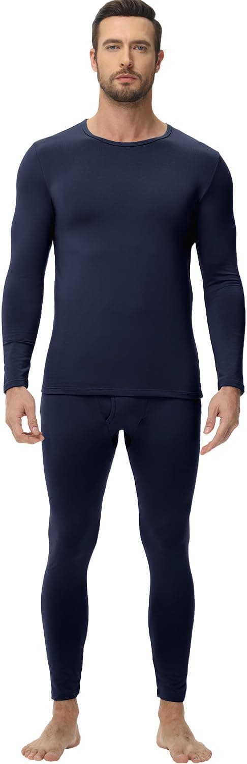 Imagen de wirarpa Men's Thermal Underwear Set Fleece Lined en OfertitasTOP