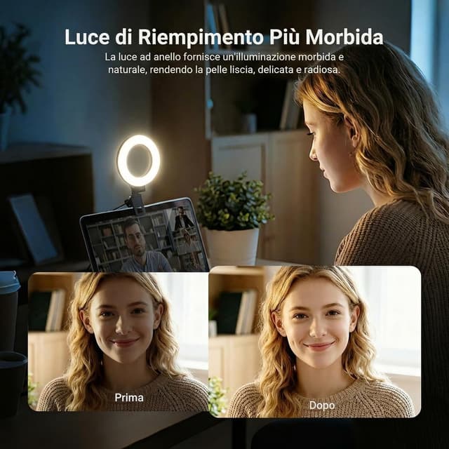 Thumbnail 5 de NEEWER BR60 Ring Light 10W per Vlog