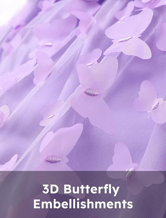 Thumbnail 2 de PatPat Robe Tulle bébé manches longues 🎀