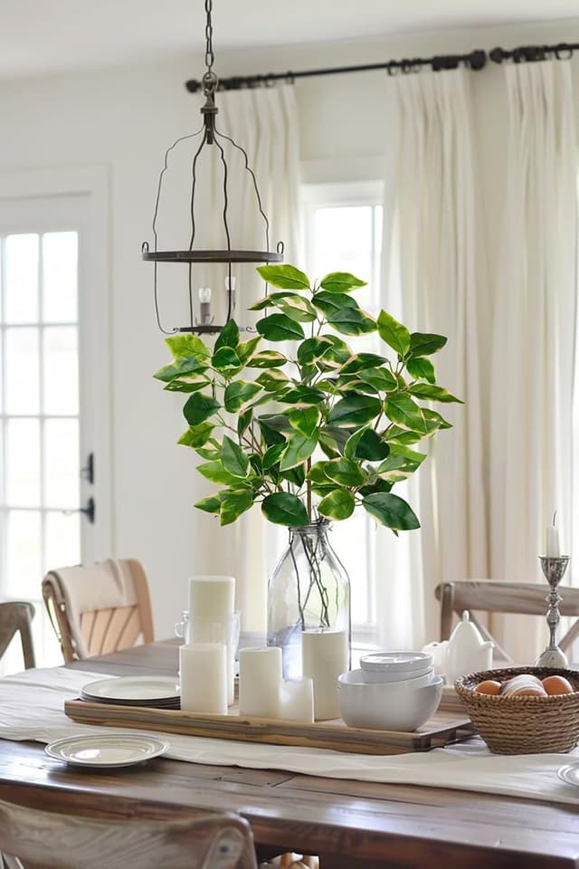 Detalle de Artificial pothos stems 27.5 in, 3 pack