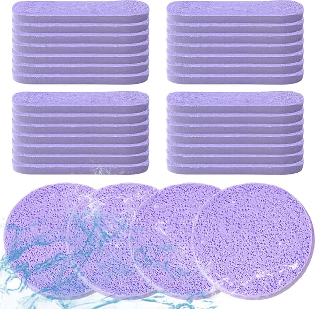 Detalle de 48 compressed facial cleansing sponges