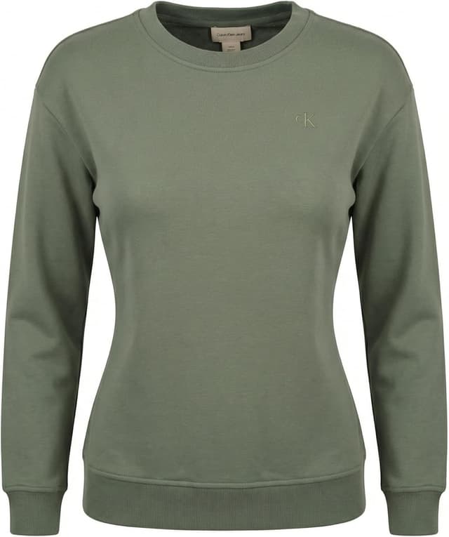 Detalle 2 de Sweat d’intérieur femme Calvin Klein col ras-du-cou