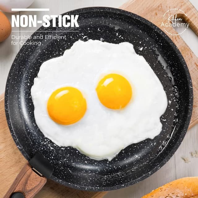 Thumbnail 2 de Kitchen Academy Non Stick Cookware Set 10-Piece