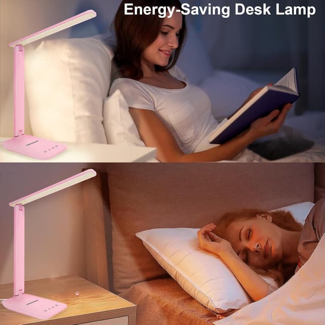 Detalle 1 de Jumoking LED Schreibtischlampe, dimmbar