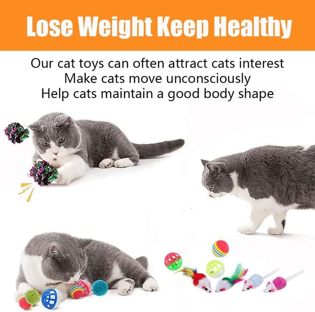 Thumbnail 6 de Speedy Panther 14-pack interactive cat toys