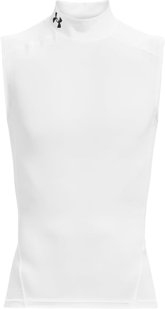 Detalle de Under Armour UA HG Armour Comp Mock sleeveless top (White/Black), size XL