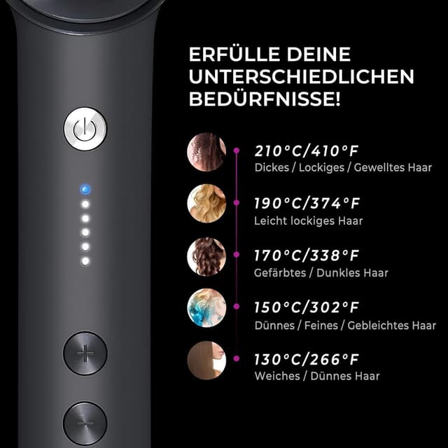 Detalle 1 de TYMO RING Glättbürste mit 5 Stufen