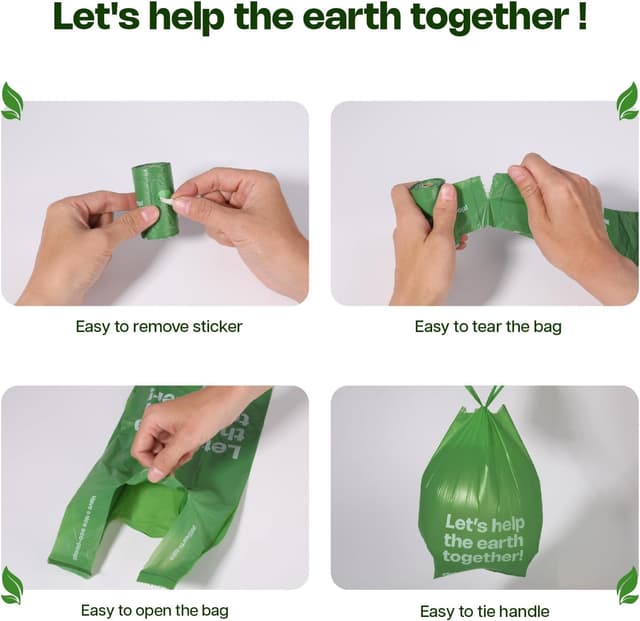 Thumbnail 4 de Deo Doo Dog Poo Bags 240 Pack 11x15in