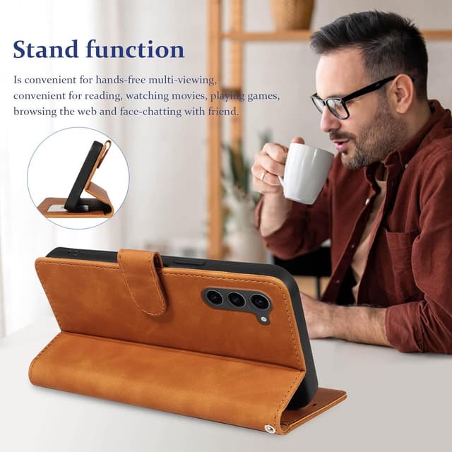 Detalle 2 de GOTOURED Samsung Galaxy S23 wallet case with RFID 4-card