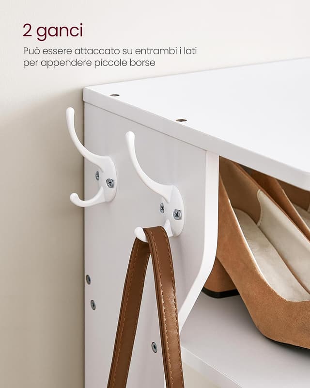 Thumbnail 6 de VASAGLE LBS200T14 scarpiera 7 livelli 30x26,4x110,4 cm