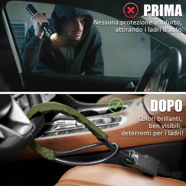 Thumbnail 2 de Tevlaphee Blocca Sterzo 3 Chiavi