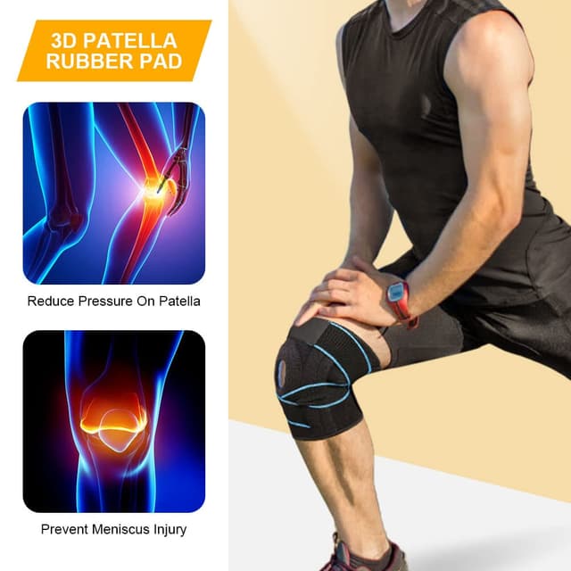 Detalle 2 de ACWOO Genouillère de sport réglable pour rotule ⛑