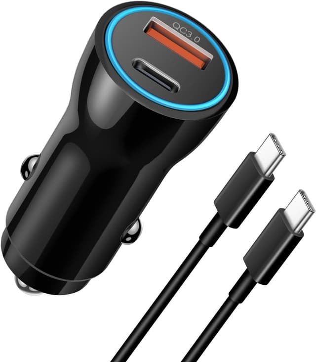 Detalle de iPhone 17 Car Charger 43W Fast Charging